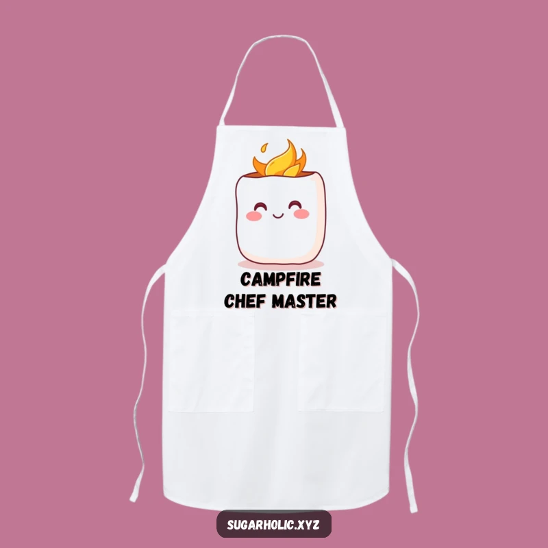 Funny Toasted Marshmallow Apron: Bake With Warmth!