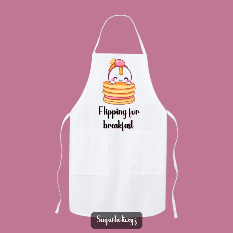 Kitchen Funnies: Funny Candy Pancake Apron - Cook with a Smile