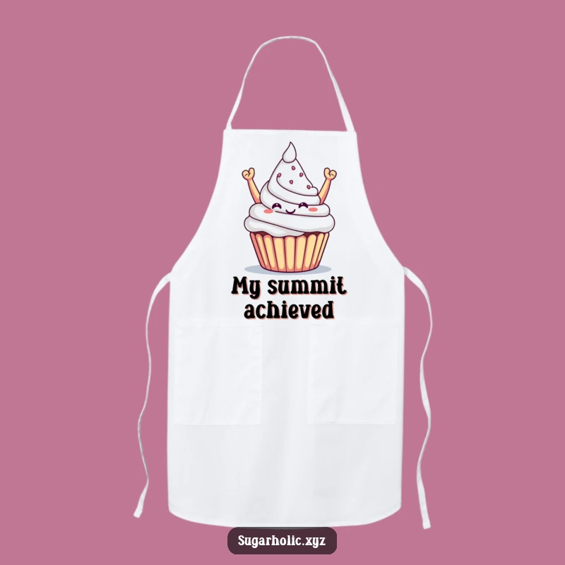 Funny Baker's Triumph Apron: Celebrating Sweet Success