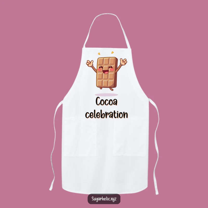 Funny Chocolate Jump Apron - Joyful Bar Dancer Kitchen Gift