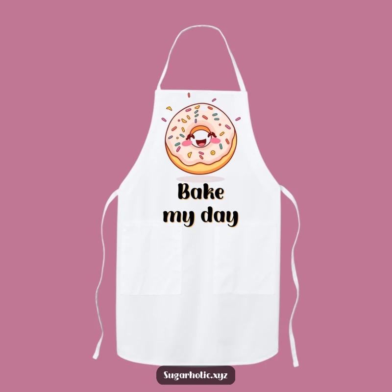 Funny Doughnut Sprinkles Apron - Sweet Kitchen Fun for Bakers!