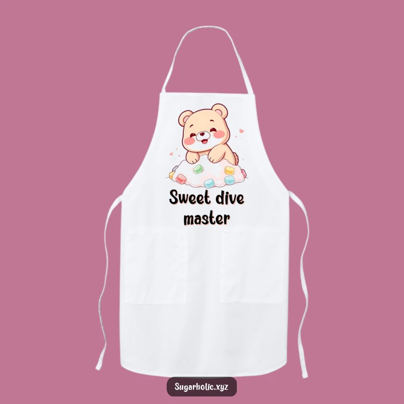 Funny Gummy Bear Candy Apron - Bake with Sweet Fun!
