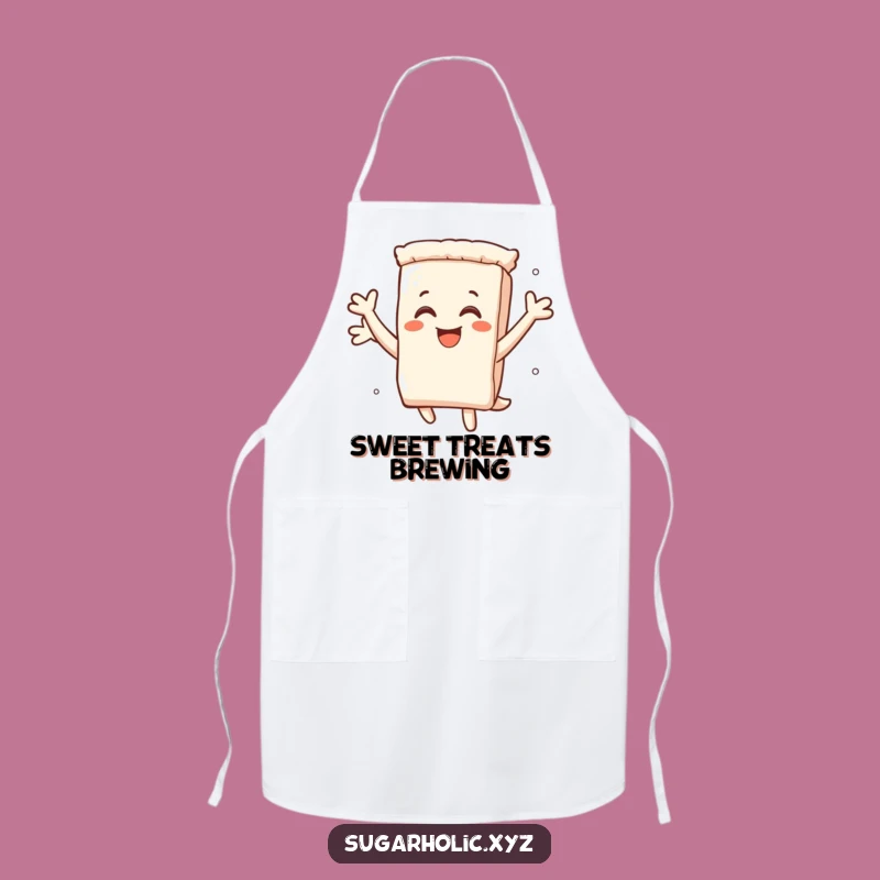 Funny Sugar Packet Leap Apron - Kitchen Sweet Energy Wear