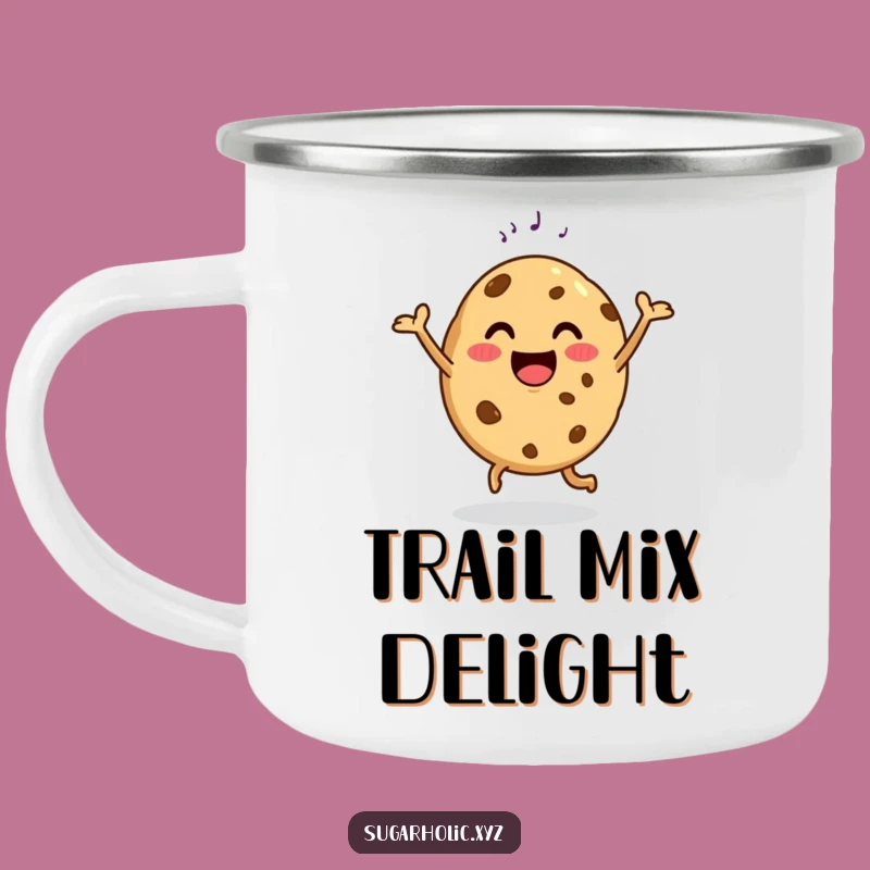 Funny Dancing Cookie Campfire Mug - Sweet Adventures & Smiles!