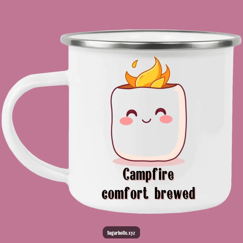 Funny Toasted Marshmallow Camping Mug: Cozy Campfire Companion!
