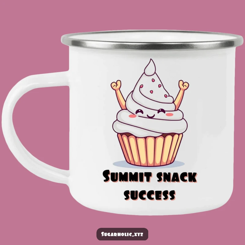 Funny Cupcake Summit Mug: Conquer Sweet Peaks