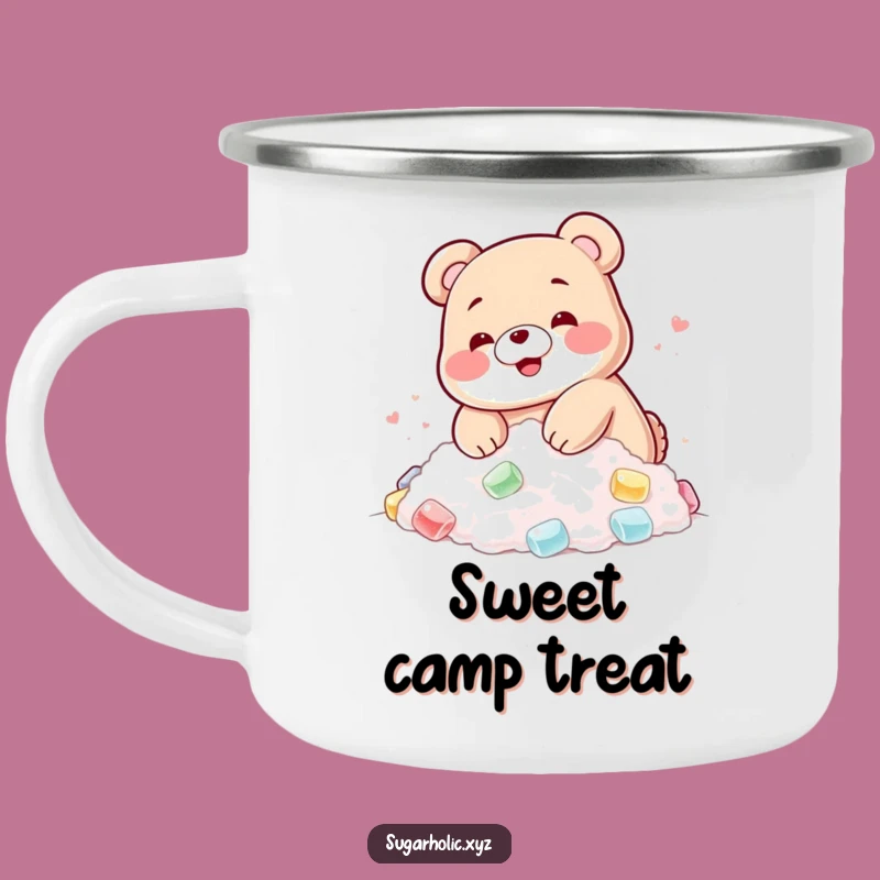Funny Gummy Bear Sugar Campfire Mug - Sweet Adventures!