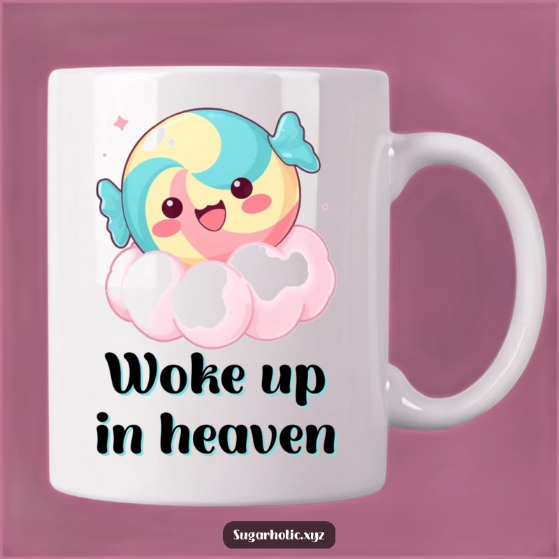 Funny Candy Cloud Mug - Float Away with Hilarious Sweetness!