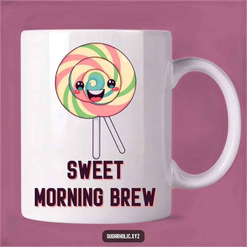 Funny Happy Lollipop Mug: Sweeten Your Day With Humor!