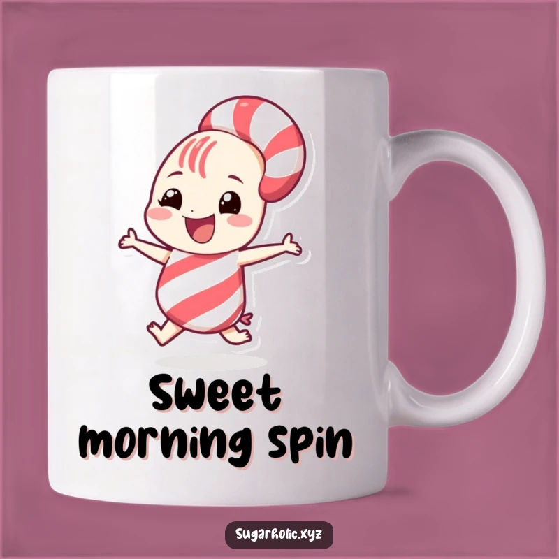 Funny Spinning Candy Cane Mug: The Perfect Humorous Gift for Holidays