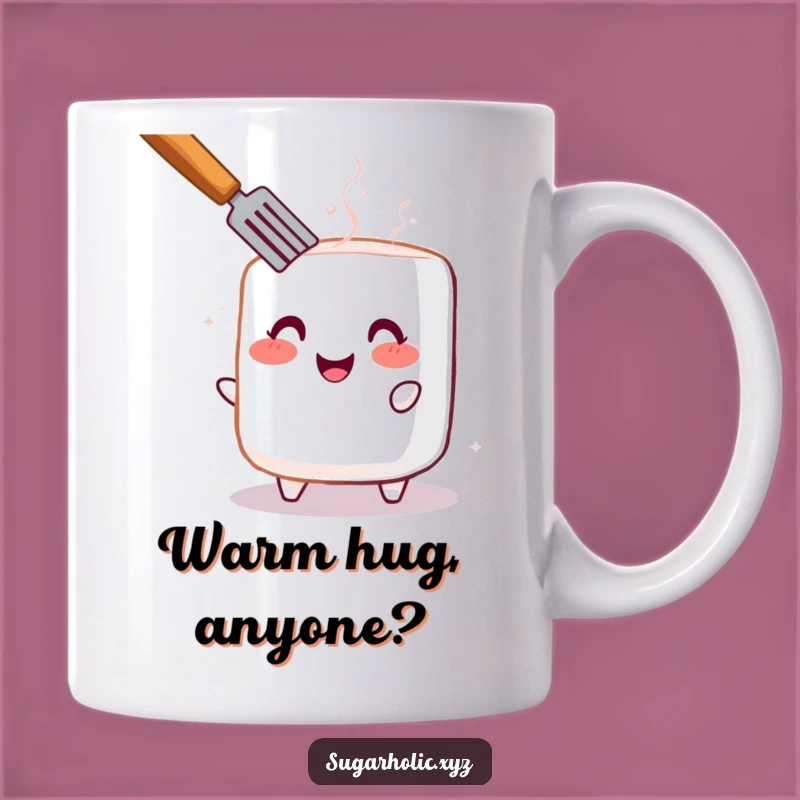 Funny Toasted Marshmallow Mug: A Cheerful Blush Makes A Perfect Funny Gift