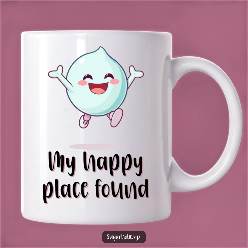 Funny Candy Character Mug: A Sweet Leap of Joy Perfect Funny Gift