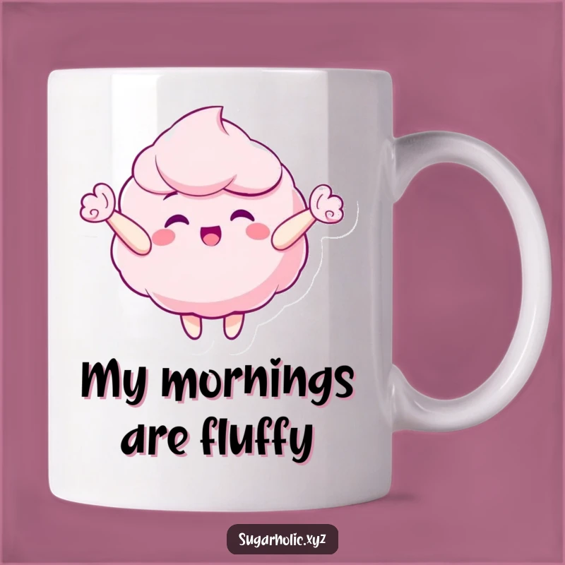 Funny Candy Floss Mug - Whimsical Floating Treat Gift for Joyful Souls