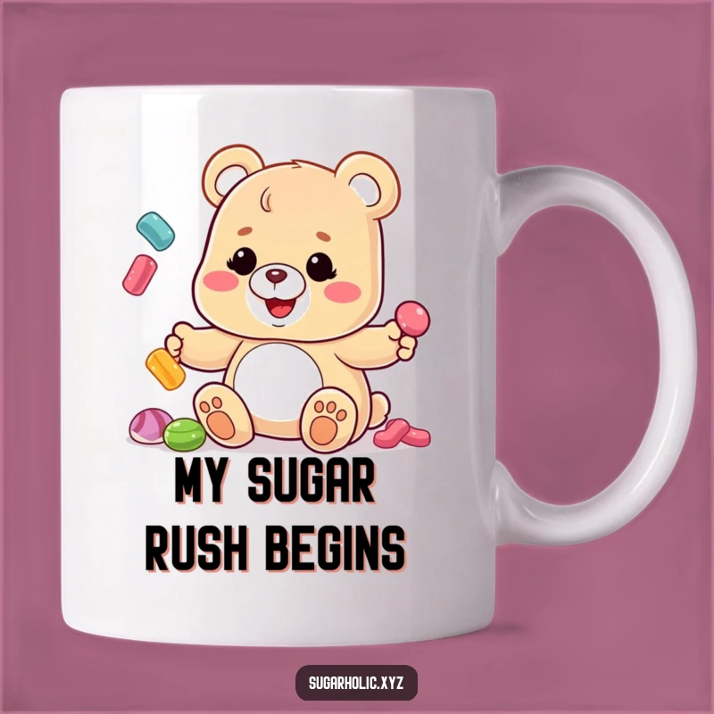 Funny Gummy Bear Juggling Candies Mug - A Hilarious and Sticky Gift Idea!