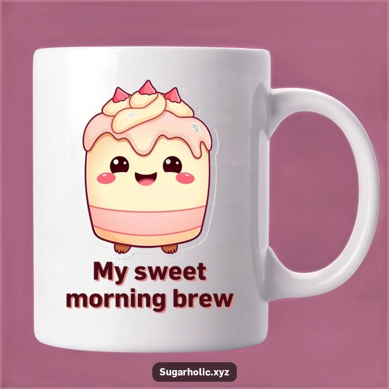 Funny Delightful Cake Mug: Sweet Expression Gift for Dessert Lovers
