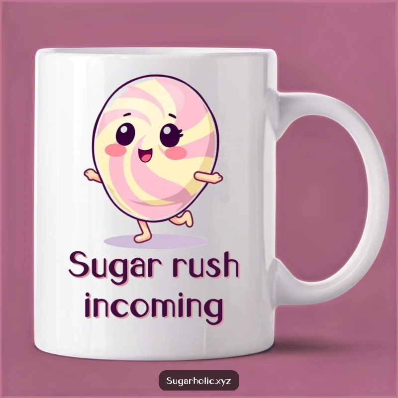 Funny Gumdrop Hop Mug: Adorable Character Design, Perfect Humorous Gift!