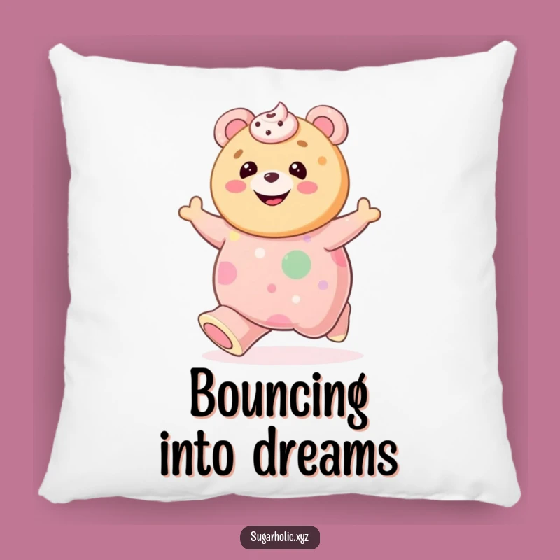 Funny Cookie Pillow: Gummy Bear Bounce, Hilarious Accent
