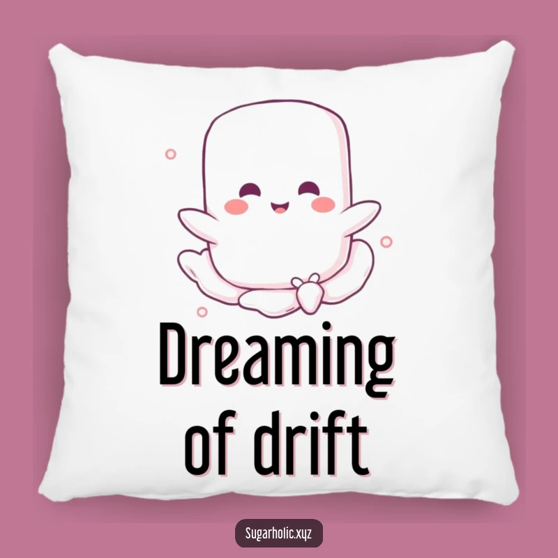 Funny Marshmallow Float Pillow: Cozy Sweet Character Decor, Whimsical Funny Gift for Comfort
