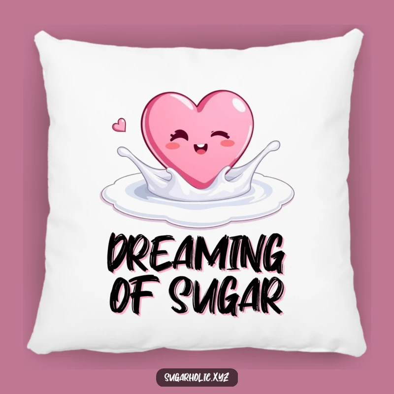 Funny Candy Heart Pillow: Cozy Sweetness and Fun