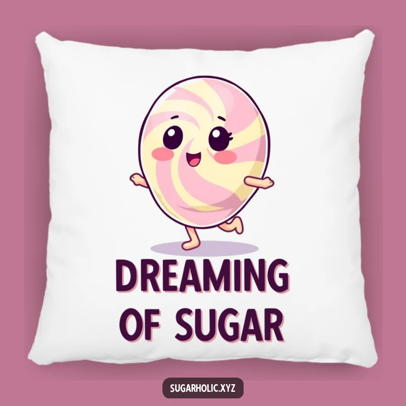 Funny Gumdrop Hop Pillow: Cozy Character Cushion, Perfect Humorous Gift!