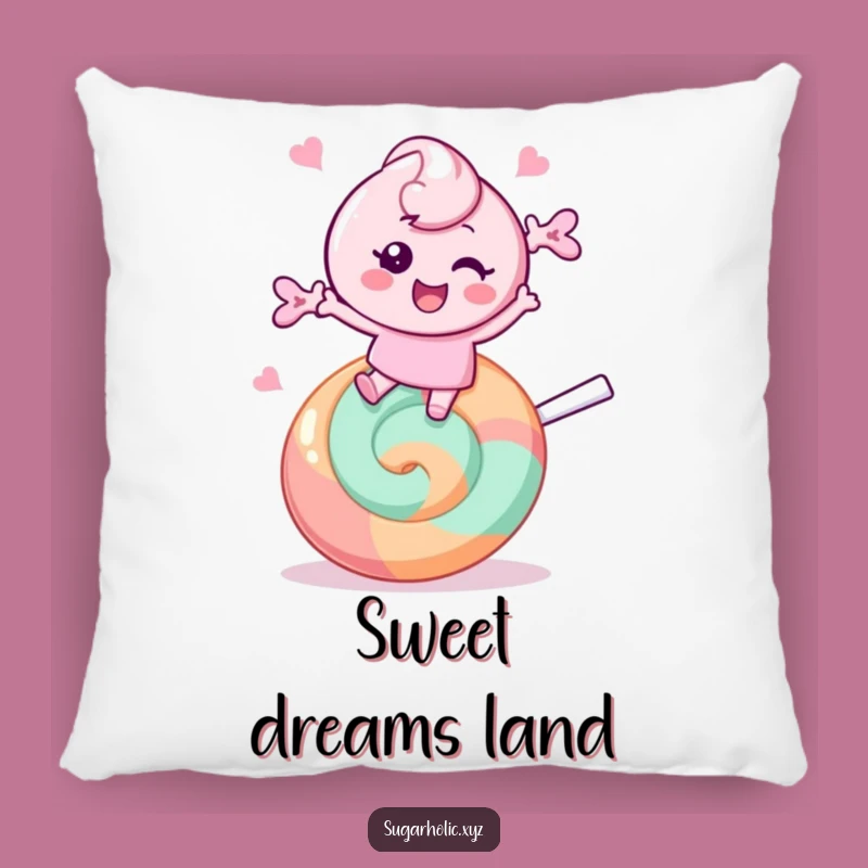 Funny Candy Bounce Pillow: Cozy Sweetness, Cheerful Character, Great Funny Gift