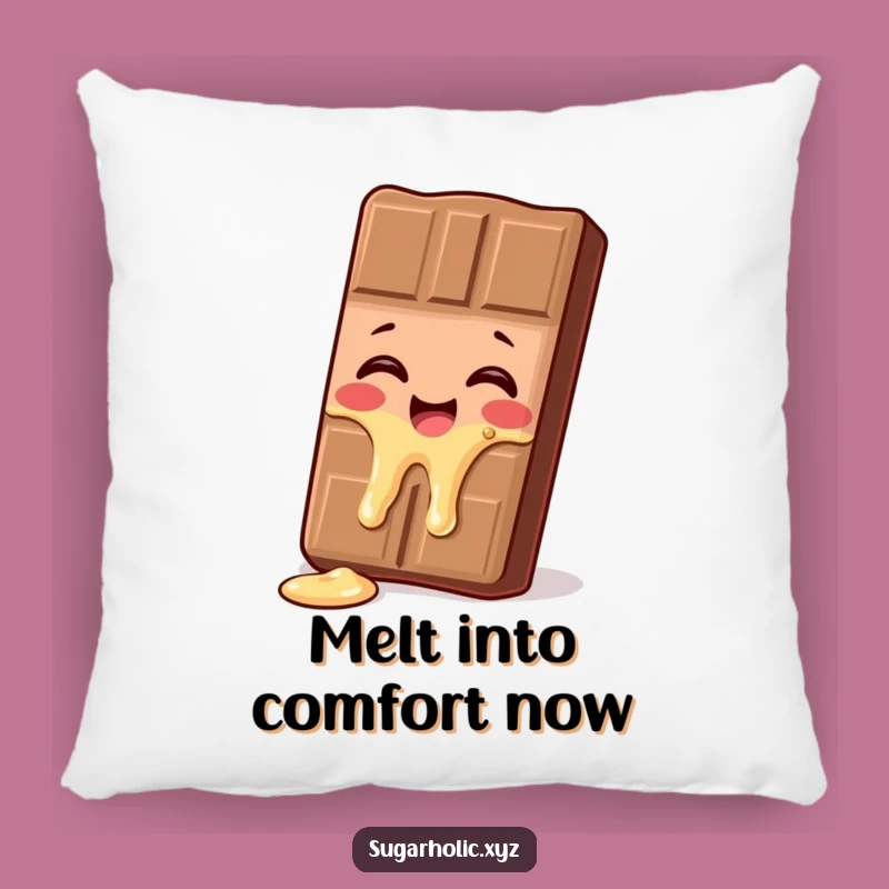 Funny Giggling Chocolate Bar Pillow - Snuggle Up with Sweet, Hilarious Comfort!