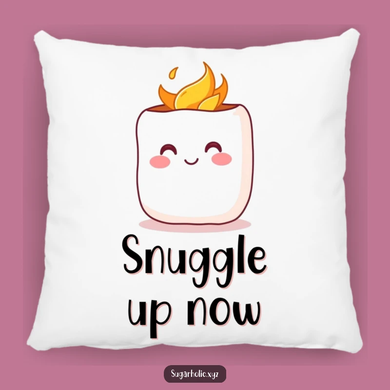 Funny Toasted Marshmallow Pillow: Cuddle Up With Sweetness!