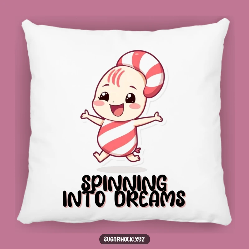 Funny Candy Cane Spin Pillow: The Ultimate Comfy, Humorous Gift