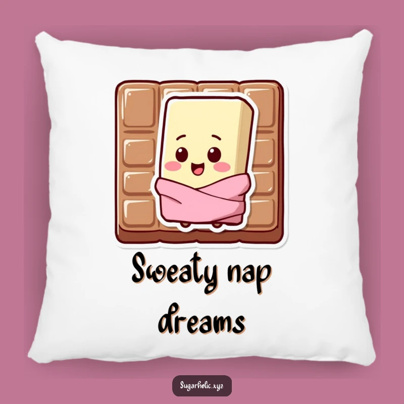 Funny Chocolate Chip Pillow - Cozy Stress Cushion, Adorable Funny Gift