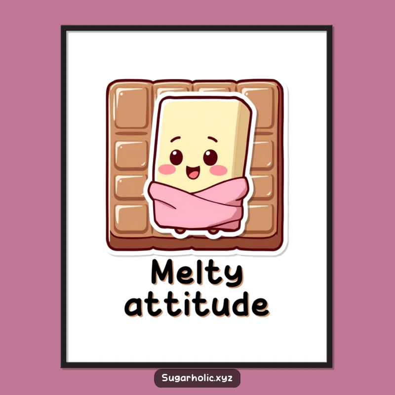 Funny Chocolate Chip Digital Art - Instant Sweet Decor, Perfect Funny Gift