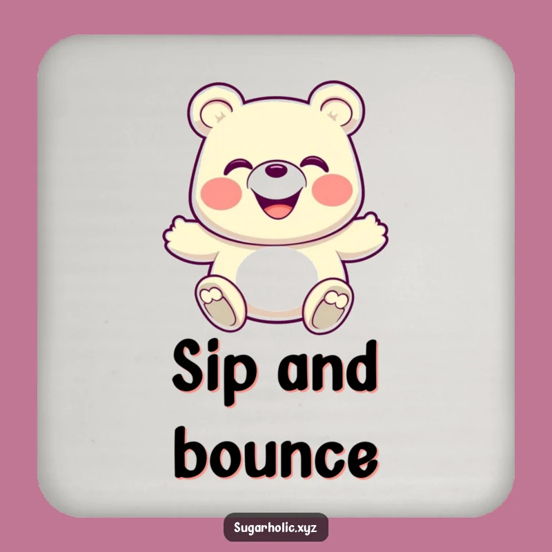 Funny Gummy Bear Bounce Coaster: Protect Surfaces With Fun!