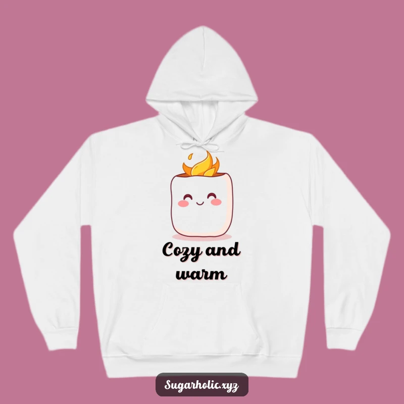 Cozy Funny Toasted Marshmallow Hoodie: Warm Hugs Guaranteed!