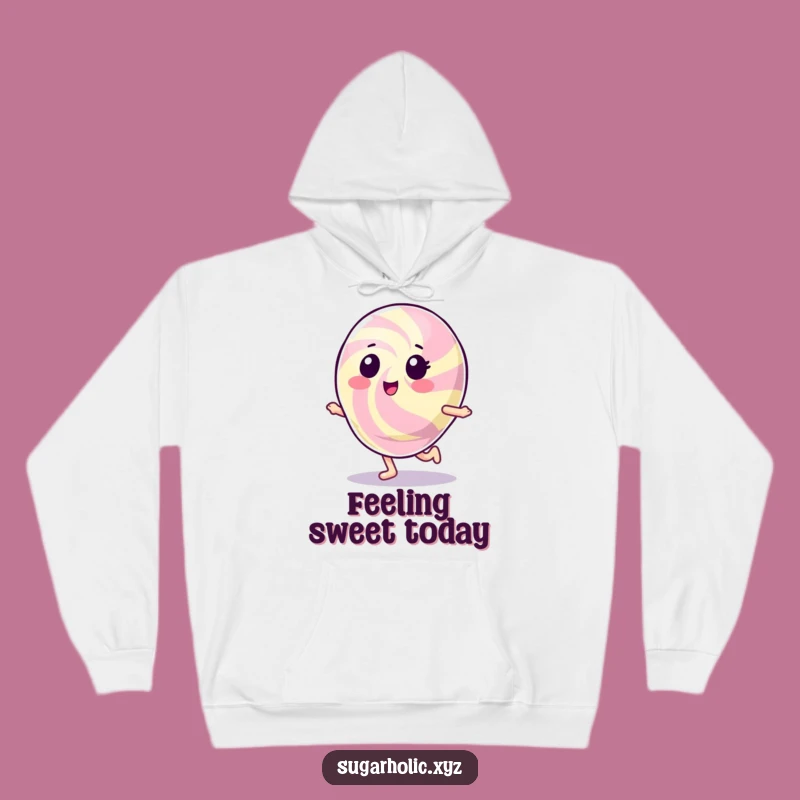 Funny Gumdrop Hop Hoodie: Cozy Character Sweatshirt, Ideal Humorous Gift!