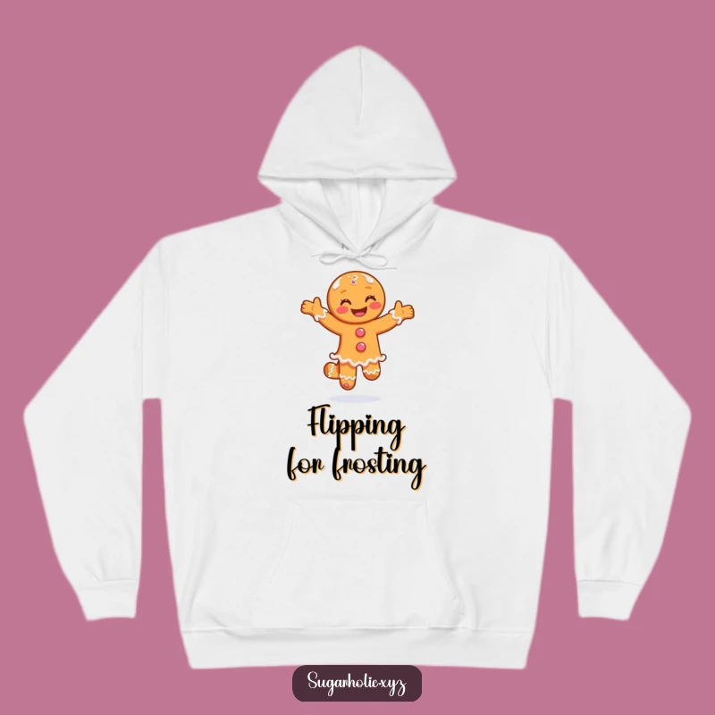 Cozy Funny Gingerbread Pirouette Hoodie - Warm Holiday Hugs!