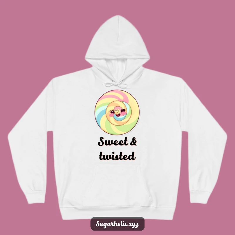 Funny Candy Swirl Hoodie: Cozy Delight for a Playful Funny Gift