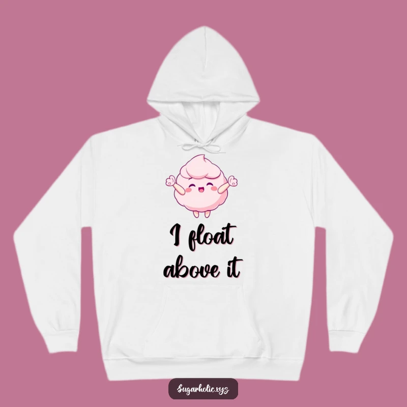 Funny Candy Floss Hoodie - Cozy Comfort for Uplifted Spirits