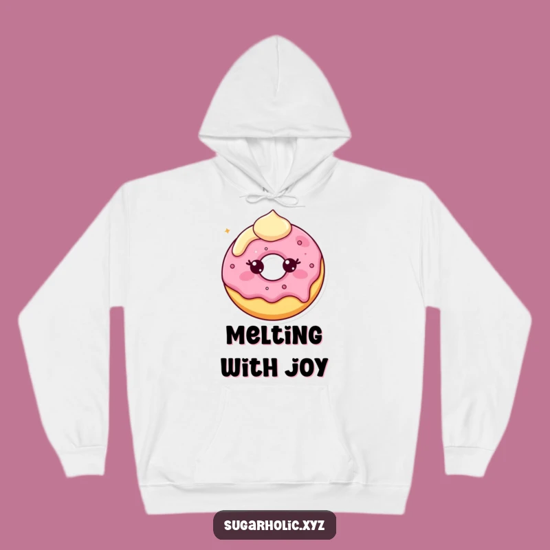 Cozy Funny Donut Frosting Hoodie: Wrap Yourself in Sweet Comfort!