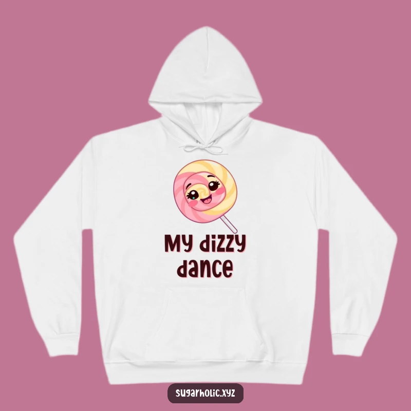 Funny Lollipop Hoodie: Cozy Giggling Spin Hoodie, Hilarious Candy Gift