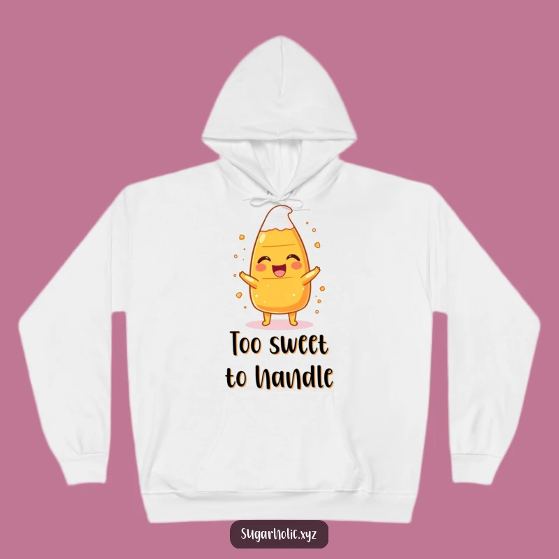 Funny Candy Corn Laughing Hoodie: Cozy Humor for Sweet Moments, Great Funny Gift