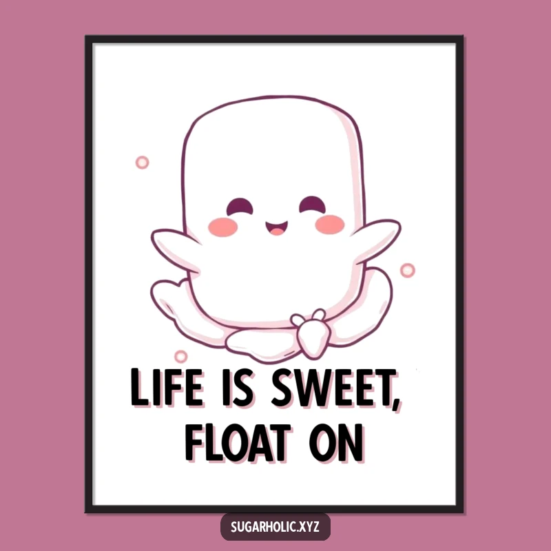 Free Printable Marshmallow Wall Art: Whimsical & Funny Downloadable Home Decor