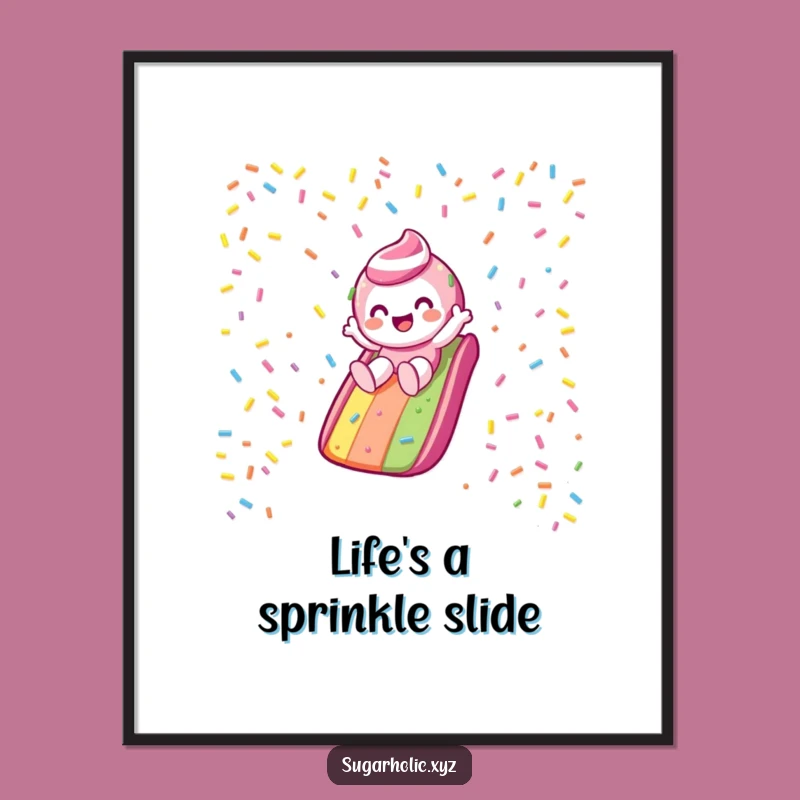 Sprinkle Slide Free Printable Wall Art for Playful Decor!