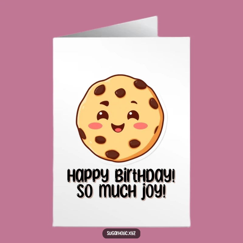 Free Printable Cookie Birthday Card - Funny Melting Happy Downloadable Gift