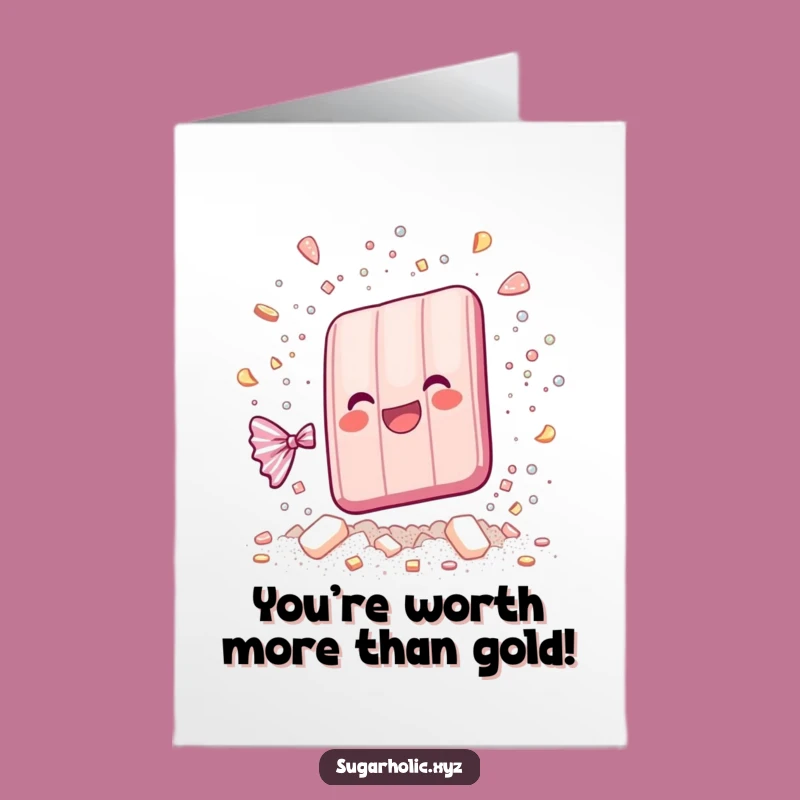 Free Printable Candy Bar Congrats Card: Sparkle Celebration for Your Big Win!