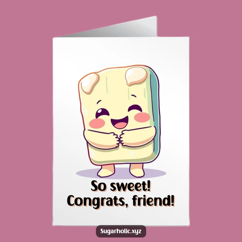 Free Printable Sweet Hugs Congrats Card - Funny Candy Bar Downloadable Gift