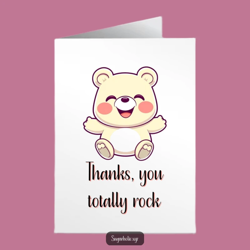 Free Printable Thank You Card: Bouncy Gummy Bear Gratitude, Downloadable Fun Thanks
