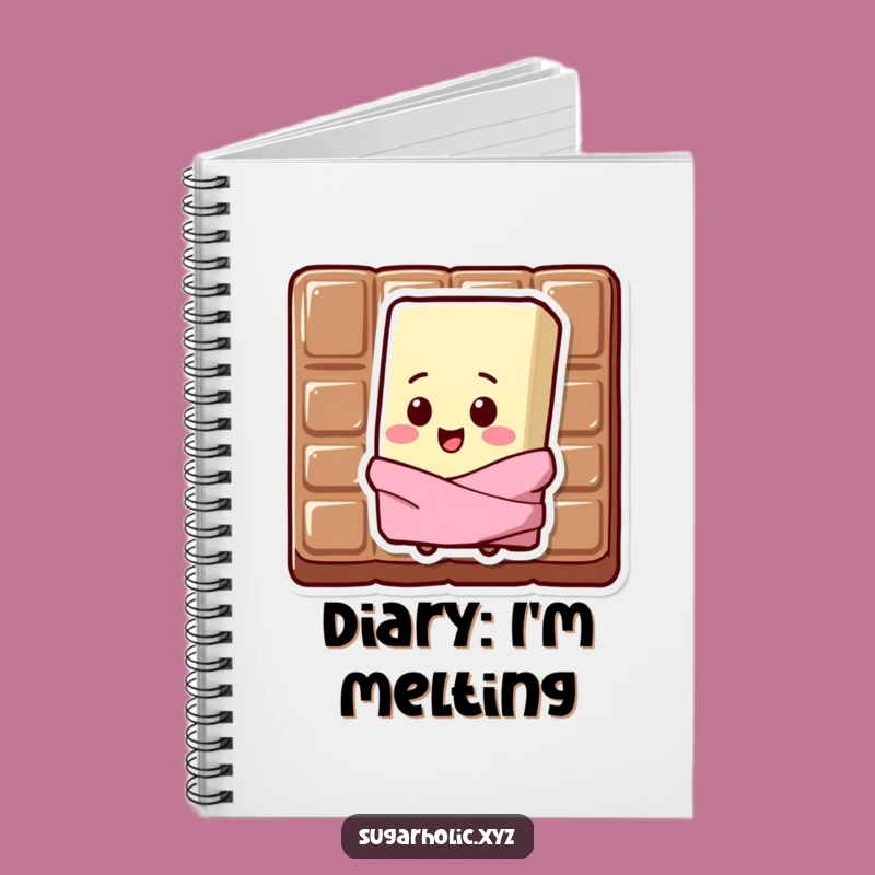 Funny Chocolate Chip Notebook - Journal for the Sweetly Stressed, Ideal Funny Gift