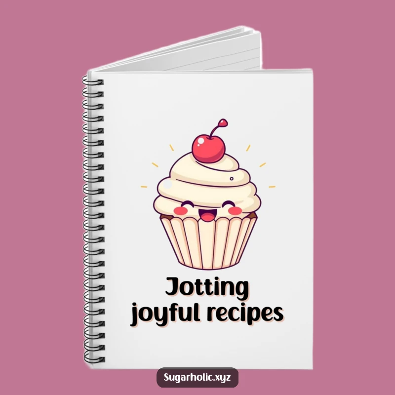Funny Cupcake Joy Notebook: Beaming Treat Journal, Perfect Funny Gift for Dreamers