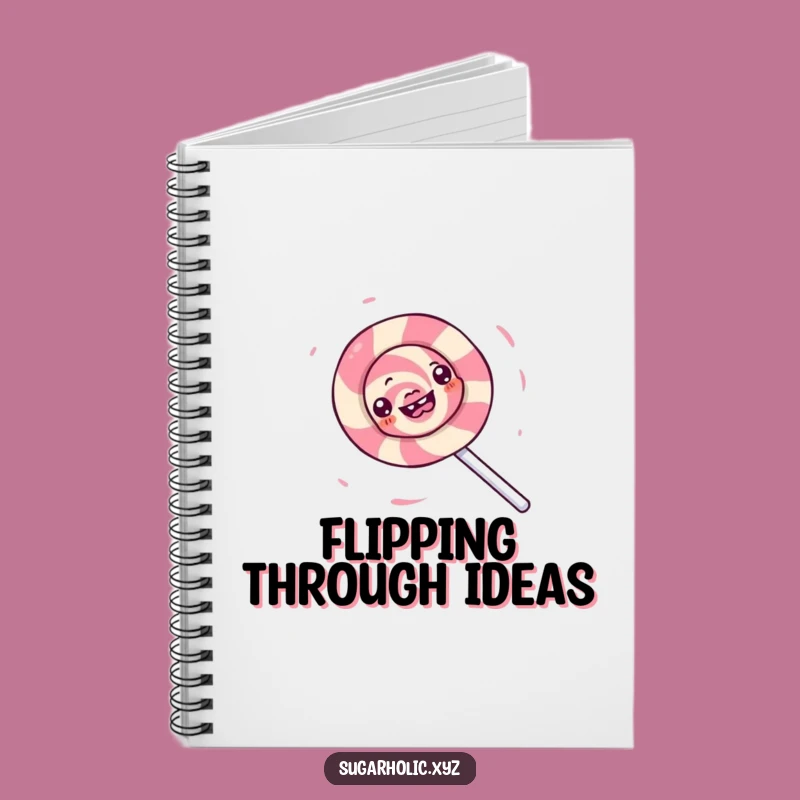 Funny Lollipop Spin Notebook - Hilarious Journal for Sweet Ideas