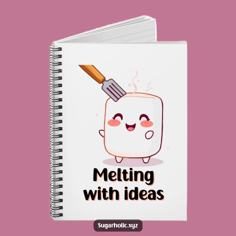 Funny Toasted Marshmallow Notebook: Cheerful Toasts for Your Ideas Gift