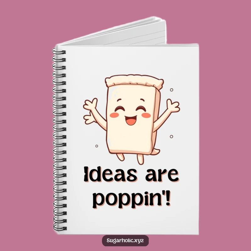 Funny Sugar Packet Leap Notebook - Jot Down Sweet Delights